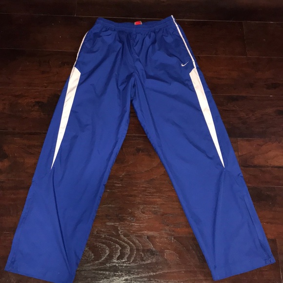 royal blue nike track pants